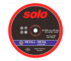 Принадлежности для дисковых резчиков SOLO